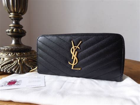 ysl monogram continental zip-around wallet|nordstrom ysl wallet.